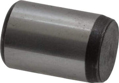 Value Collection - 1/2" Diam x 3/4" Pin Length Grade 8 Alloy Steel Standard Dowel Pin - C 50-58 Hardness, 51,000 Lb Breaking Strength, 1 Beveled & 1 Rounded End - Exact Tool & Supply