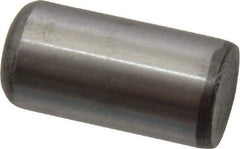 Value Collection - 1/2" Diam x 1" Pin Length Grade 8 Alloy Steel Standard Dowel Pin - C 50-58 Hardness, 51,000 Lb Breaking Strength, 1 Beveled & 1 Rounded End - Exact Tool & Supply