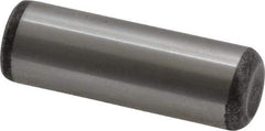 Value Collection - 1/2" Diam x 1-1/2" Pin Length Grade 8 Alloy Steel Standard Dowel Pin - C 50-58 Hardness, 51,000 Lb Breaking Strength, 1 Beveled & 1 Rounded End - Exact Tool & Supply