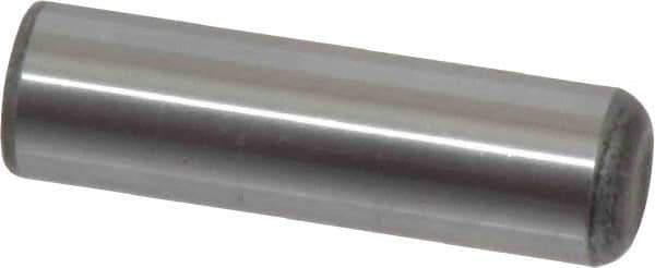 Value Collection - 1/2" Diam x 1-3/4" Pin Length Grade 8 Alloy Steel Standard Dowel Pin - C 50-58 Hardness, 51,000 Lb Breaking Strength, 1 Beveled & 1 Rounded End - Exact Tool & Supply