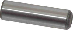 Value Collection - 1/2" Diam x 1-3/4" Pin Length Grade 8 Alloy Steel Standard Dowel Pin - C 50-58 Hardness, 51,000 Lb Breaking Strength, 1 Beveled & 1 Rounded End - Exact Tool & Supply