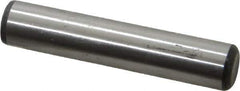 Value Collection - 1/2" Diam x 2-1/2" Pin Length Grade 8 Alloy Steel Standard Dowel Pin - C 50-58 Hardness, 51,000 Lb Breaking Strength, 1 Beveled & 1 Rounded End - Exact Tool & Supply
