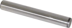 Value Collection - 1/2" Diam x 3-1/2" Pin Length Grade 8 Alloy Steel Standard Dowel Pin - C 50-58 Hardness, 51,000 Lb Breaking Strength, 1 Beveled & 1 Rounded End - Exact Tool & Supply