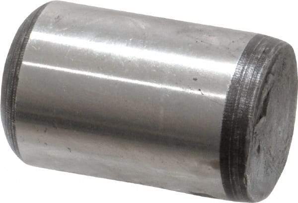 Value Collection - 5/8" Diam x 1" Pin Length Grade 8 Alloy Steel Standard Dowel Pin - C 50-58 Hardness, 79,800 Lb Breaking Strength, 1 Beveled & 1 Rounded End - Exact Tool & Supply