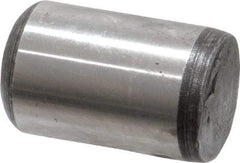 Value Collection - 5/8" Diam x 1" Pin Length Grade 8 Alloy Steel Standard Dowel Pin - C 50-58 Hardness, 79,800 Lb Breaking Strength, 1 Beveled & 1 Rounded End - Exact Tool & Supply