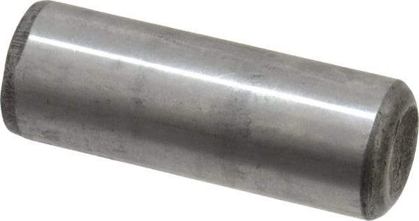 Value Collection - 5/8" Diam x 1-3/4" Pin Length Grade 8 Alloy Steel Standard Dowel Pin - C 50-58 Hardness, 79,800 Lb Breaking Strength, 1 Beveled & 1 Rounded End - Exact Tool & Supply