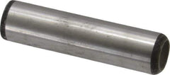 Value Collection - 5/8" Diam x 2-1/2" Pin Length Grade 8 Alloy Steel Standard Dowel Pin - C 50-58 Hardness, 79,800 Lb Breaking Strength, 1 Beveled & 1 Rounded End - Exact Tool & Supply