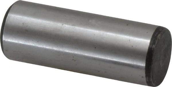 Value Collection - 3/4" Diam x 2" Pin Length Grade 8 Alloy Steel Standard Dowel Pin - C 50-58 Hardness, 114,000 Lb Breaking Strength, 1 Beveled & 1 Rounded End - Exact Tool & Supply