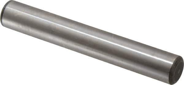 Value Collection - 3/4" Diam x 5" Pin Length Grade 8 Alloy Steel Standard Dowel Pin - C 50-58 Hardness, 114,000 Lb Breaking Strength, 1 Beveled & 1 Rounded End - Exact Tool & Supply