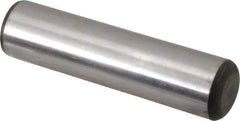Value Collection - 7/8" Diam x 3-1/2" Pin Length Grade 8 Alloy Steel Standard Dowel Pin - C 50-58 Hardness, 156,000 Lb Breaking Strength, 1 Beveled & 1 Rounded End - Exact Tool & Supply