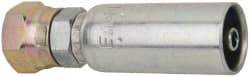 Eaton - 1/4-18 Thread Straight Hydraulic Hose Fitting - 1/4" Hose Diam - Exact Tool & Supply