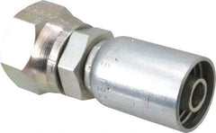 Eaton - 1-1/16-12 SAE Straight Hydraulic Hose Fitting - 1/2" Hose Diam - Exact Tool & Supply