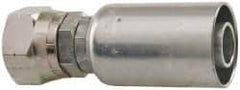 Eaton - 1-1/16-14 SAE Straight Hydraulic Hose Fitting - 3/4" Hose Diam - Exact Tool & Supply