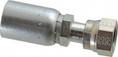 Eaton - 13/16-16 Thread Straight Hydraulic Hose Fitting - 1/2" Hose Diam - Exact Tool & Supply