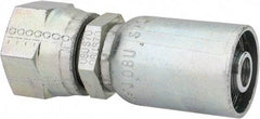 Eaton - 1-14 Thread Straight Hydraulic Hose Fitting - 1/2" Hose Diam - Exact Tool & Supply