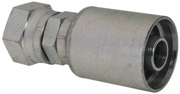 Eaton - 1 - 3/16-12 Thread Straight Hydraulic Hose Fitting - 3/4" Hose Diam - Exact Tool & Supply