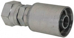 Eaton - 1 - 3/16-12 Thread Straight Hydraulic Hose Fitting - 3/4" Hose Diam - Exact Tool & Supply