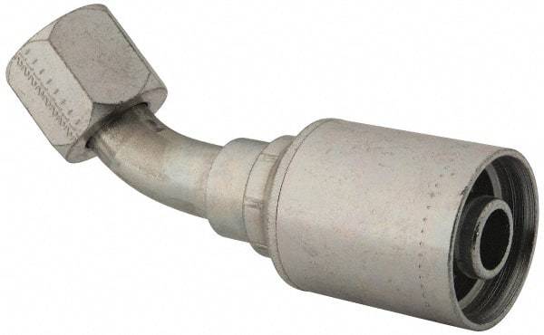 Eaton - 1 - 1/16-12 Thread Hydraulic Hose Elbow - 3/4" Hose Diam - Exact Tool & Supply