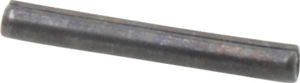Made in USA - 3/32" Diam x 3/4" Long Slotted Spring Pin - Grade 1070-1090 Alloy Steel, Black Oxide Finish - Exact Tool & Supply