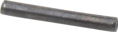 Made in USA - 3/32" Diam x 3/4" Long Slotted Spring Pin - Grade 1070-1090 Alloy Steel, Black Oxide Finish - Exact Tool & Supply