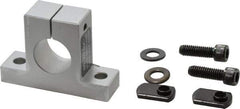 80/20 Inc. - 3 Inch Wide x 2-1/8 Inch High x 7/8 Inch Deep Single Horizontal Base - 1.004 Inch Hole x 0.328 Inch Bolt Hole Diameter - Exact Tool & Supply