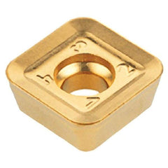 Iscar - QDMT120532 M Grade IC330 Carbide Milling Insert - TiCN/TiN Finish, 5mm Thick, 1/8" Corner Radius - Exact Tool & Supply
