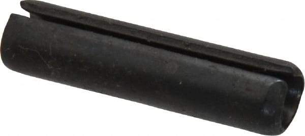 Made in USA - 5/16" Diam x 1-1/4" Long Slotted Spring Pin - Grade 1070-1090 Alloy Steel, Uncoated - Exact Tool & Supply