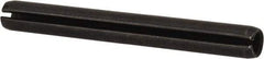 Made in USA - 5/16" Diam x 2-3/4" Long Slotted Spring Pin - Grade 1070-1090 Alloy Steel, Black Oxide Finish - Exact Tool & Supply