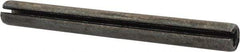 Made in USA - 5/16" Diam x 3" Long Slotted Spring Pin - Grade 1070-1090 Alloy Steel, Black Oxide Finish - Exact Tool & Supply