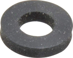 Made in USA - 1/4" Screw, Grade 60 Neoprene Standard Flat Washer - 0.23" ID x 1/2" OD, 0.108" Thick, Plain Finish - Exact Tool & Supply