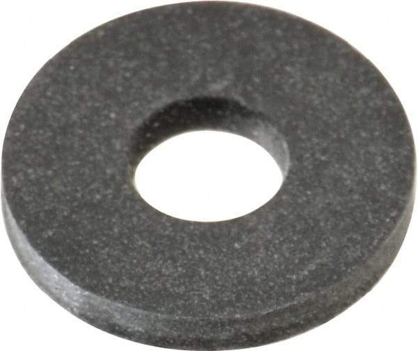 Made in USA - 1/4" Screw, Grade 60 Neoprene Standard Flat Washer - 0.23" ID x 5/8" OD, 0.108" Thick, Plain Finish - Exact Tool & Supply