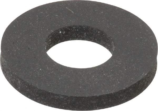 Made in USA - 3/8" Screw, Grade 60 Neoprene Standard Flat Washer - 0.355" ID x 0.813" OD, 0.108" Thick, Plain Finish - Exact Tool & Supply
