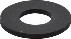 Made in USA - 1/2" Screw, Grade 60 Neoprene Standard Flat Washer - 0.49" ID x 1.063" OD, 0.108" Thick, Plain Finish - Exact Tool & Supply