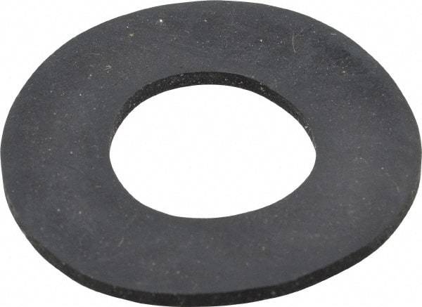 Made in USA - #1 Screw, Grade 60 Neoprene Standard Flat Washer - 0.99" ID x 2" OD, 0.108" Thick, Plain Finish - Exact Tool & Supply