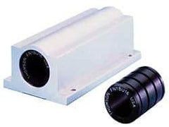 Thomson Industries - 0.754" Inside Diam, 1,900 Lbs. Static Capacity, Closed Single Pillow Block Linear Bearing - 1-3/4" Overall Height x 2-3/4" Overall Width - Exact Tool & Supply