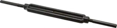 Made in USA - 1,200 Lb Load Limit, 3/8" Thread Diam, 6" Take Up, Steel Stub & Stub Turnbuckle - 7-1/4" Body Length, 7/16" Neck Length, 13" Closed Length - Exact Tool & Supply