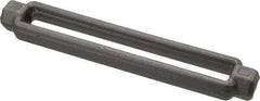 Made in USA - 2,200 Lb Load Limit, 1/2" Thread Diam, 6" Take Up, Steel Turnbuckle Body Turnbuckle - 7-1/2" Body Length, 3/4" Neck Length, 14" Closed Length - Exact Tool & Supply