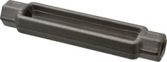 Made in USA - 7,200 Lb Load Limit, 7/8" Thread Diam, 6" Take Up, Steel Turnbuckle Body Turnbuckle - 8-3/8" Body Length, 1-3/16" Neck Length, 17" Closed Length - Exact Tool & Supply