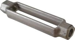 Made in USA - 10,000 Lb Load Limit, 1" Thread Diam, 6" Take Up, Steel Turnbuckle Body Turnbuckle - 8-3/4" Body Length, 1-3/8" Neck Length, 18" Closed Length - Exact Tool & Supply