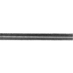 Made in USA - 1/2-13 x 12' Stainless Steel Threaded Rod - Exact Tool & Supply