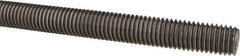Made in USA - 5/8-11 UNC (Coarse), 3' Long, Low Carbon Steel Threaded Rod - Oil Finish Finish, Right Hand Thread - Exact Tool & Supply