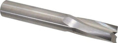 Onsrud - 1/2" Cutting Diam x 1-1/8" Length of Cut, 2 Flute, Upcut Spiral Router Bit - Uncoated, Right Hand Cut, Solid Carbide, 3-1/2" OAL x 1/2" Shank Diam, Double Edge, 11° Helix Angle - Exact Tool & Supply