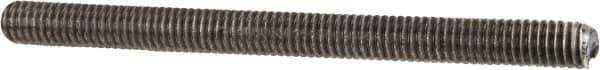 Made in USA - #10-32 UNF (Fine), 3' Long, Stainless Steel Threaded Rod - Right Hand Thread - Exact Tool & Supply