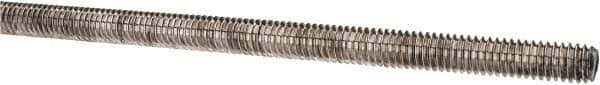 Made in USA - 5/16-18 UNC (Coarse), 3' Long, Stainless Steel Threaded Rod - Right Hand Thread - Exact Tool & Supply