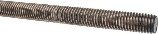 Value Collection - 5/8-11 UNC (Coarse), 3' Long, Stainless Steel Threaded Rod - Right Hand Thread - Exact Tool & Supply