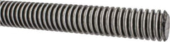 Keystone Threaded Products - 7/8-6 Acme, 3' Long, Low Carbon Steel General Purpose Acme Threaded Rod - Oil Finish Finish, Right Hand Thread, 2G Fit - Exact Tool & Supply