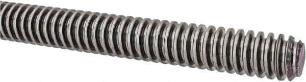 Keystone Threaded Products - 3/4-6 Acme, 6' Long, Low Carbon Steel General Purpose Acme Threaded Rod - Oil Finish Finish, Right Hand Thread, 2G Fit - Exact Tool & Supply