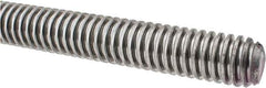 Keystone Threaded Products - 7/8-6 Acme, 6' Long, Low Carbon Steel General Purpose Acme Threaded Rod - Oil Finish Finish, Right Hand Thread, 2G Fit - Exact Tool & Supply