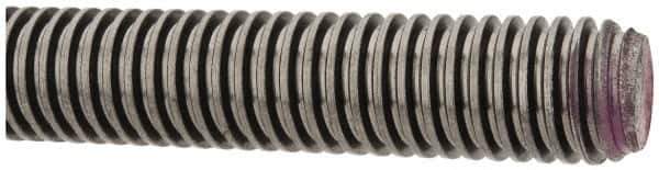 Keystone Threaded Products - 1-1/2-4 Acme, 6' Long, Low Carbon Steel General Purpose Acme Threaded Rod - Oil Finish Finish, Right Hand Thread, 2G Fit - Exact Tool & Supply
