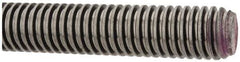 Keystone Threaded Products - 1-1/2-4 Acme, 6' Long, Low Carbon Steel General Purpose Acme Threaded Rod - Oil Finish Finish, Right Hand Thread, 2G Fit - Exact Tool & Supply